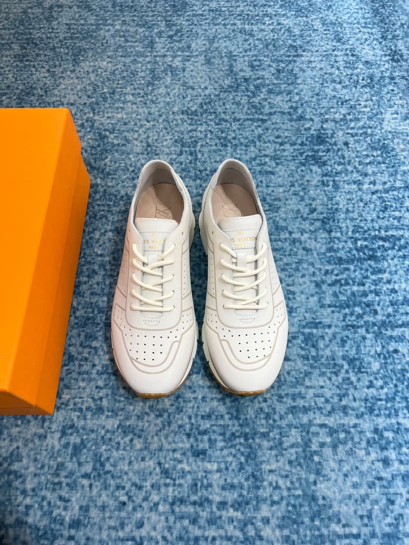 Louis Vuitton Formal Dimension High Derby Rubber White For Men LV