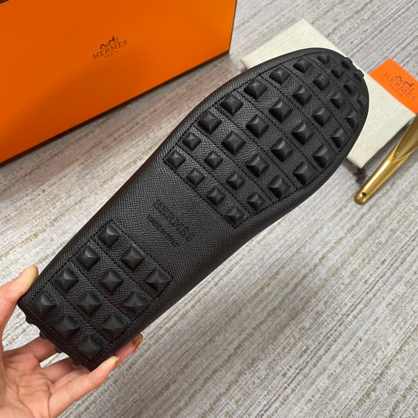 Hermes Irving Loafer Black For Men