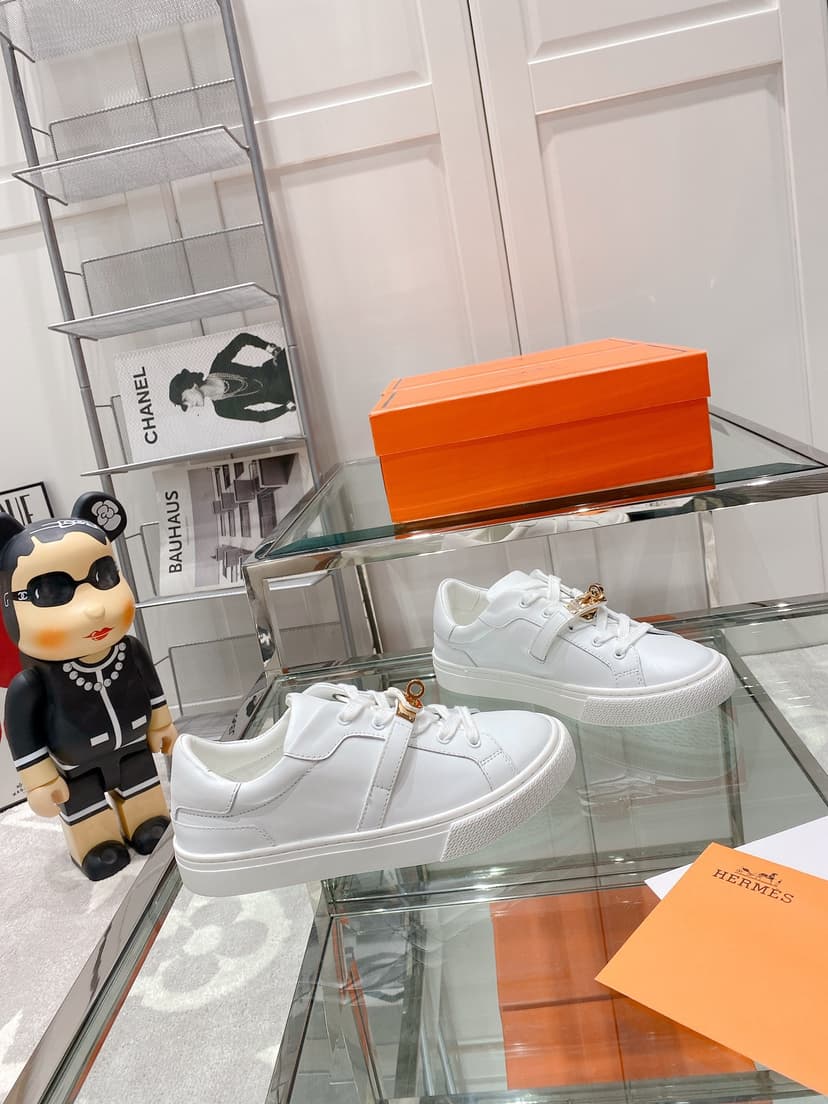 Hermes Day Sneaker White For Men H212257Z 90360