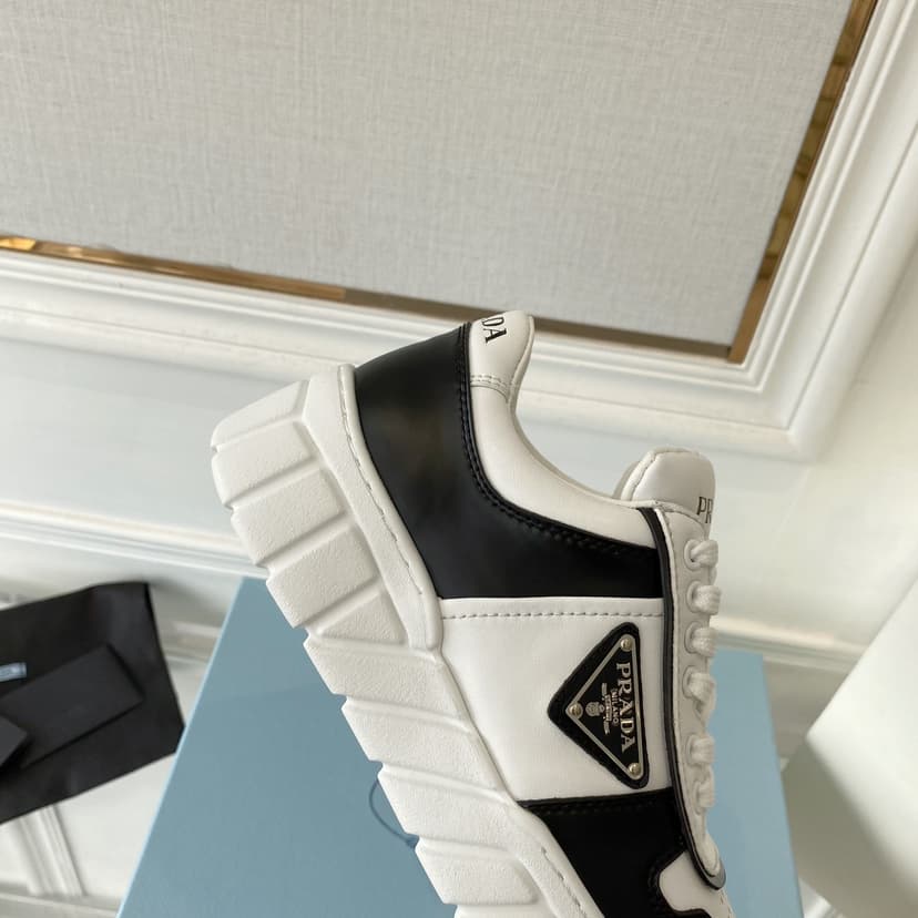 Prada Women's Gabardine Sneakers Black For Women LV