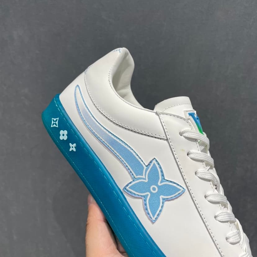 Louis Vuitton Luxembourg Samothrace Sneaker Blue For Men LV 1A9FZ5