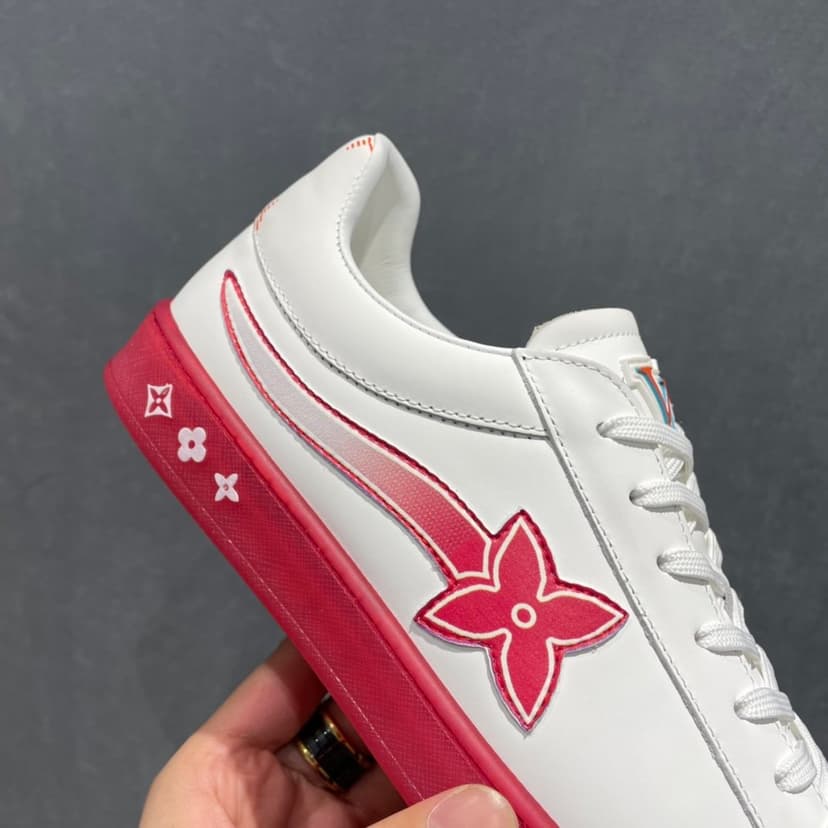 Louis Vuitton Luxembourg Samothrace Sneaker Red For Men LV