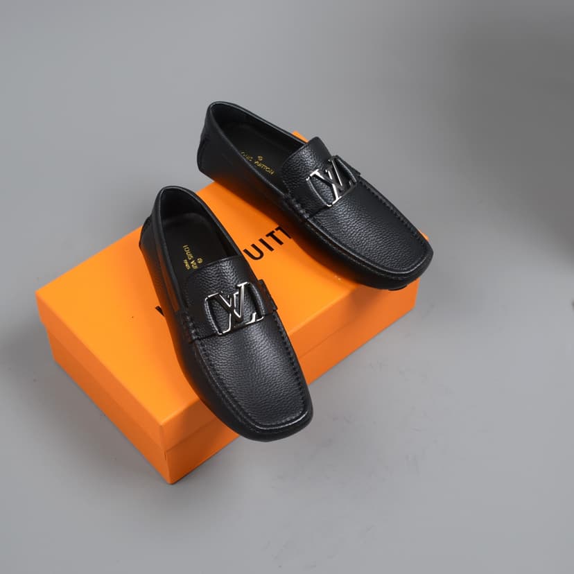 Louis Vuitton Monte Carlo Mocassin Black For Men LV - 47 EU – 13 US – 30 Cm – 11.8 In
