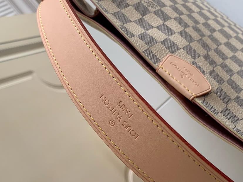 [True-to-ORIGINAL] Louis Vuitton Graceful PM Bag Damier Azur Canvas Rose Ballerine Pink For Women 35cm/13.8in N42249