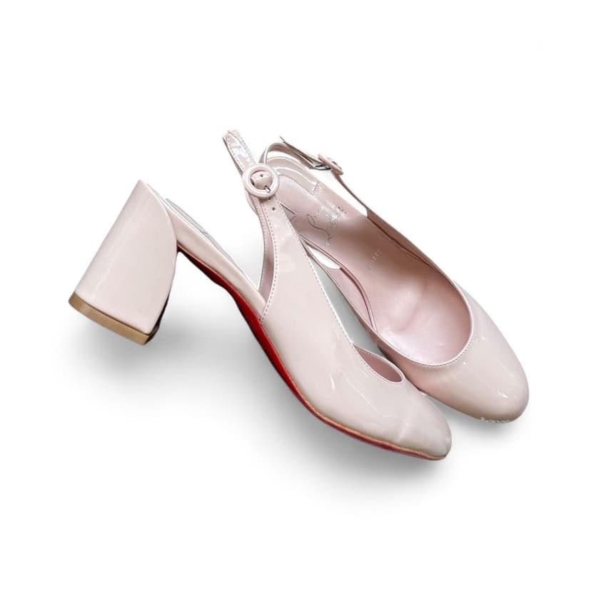 Christian Louboutin So Jane Sling Pink For Women 55mm - 3230029F608