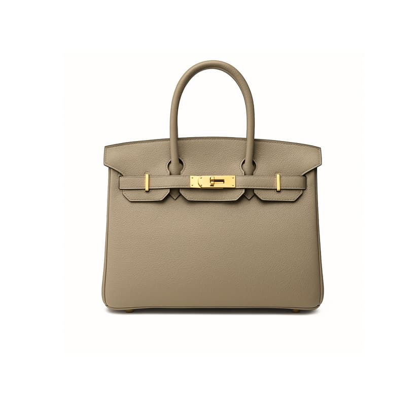 Hermes Brikin 30 Beton Togo Light Brown For Women 30cm / 11.8in