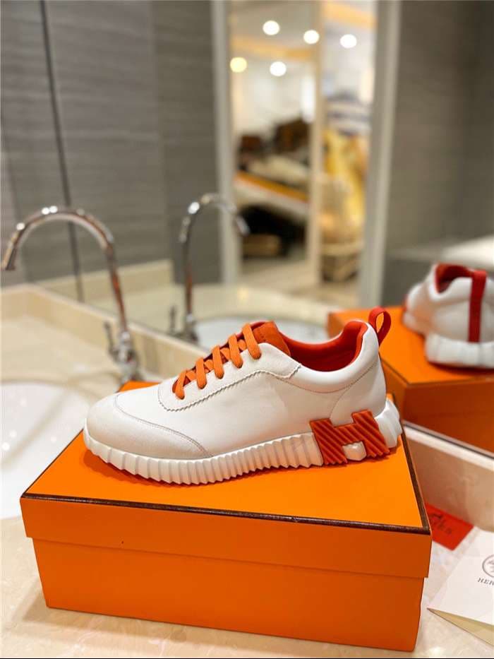 Hermes Bouncing Sneaker Orange For Women