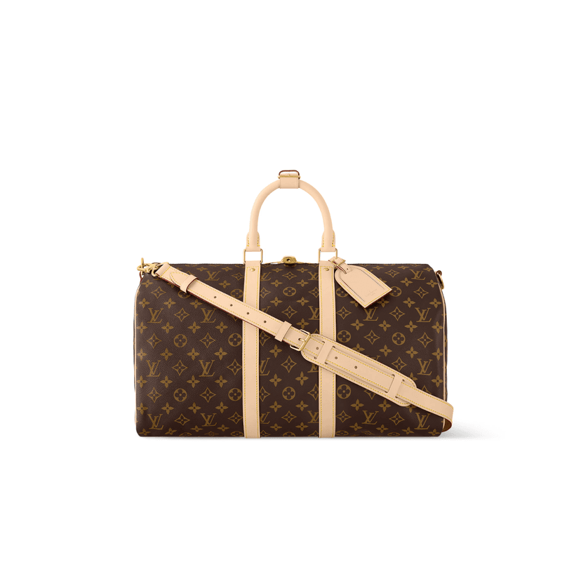 Louis Vuitton Keepall Bandouliere 45 Monogram Canvas For Women, Women's Handbags, Travel Bags 17.7in/45cm LV M41418
