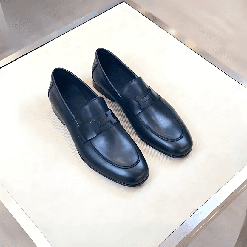 Hermes Paris Loafer Black For Men