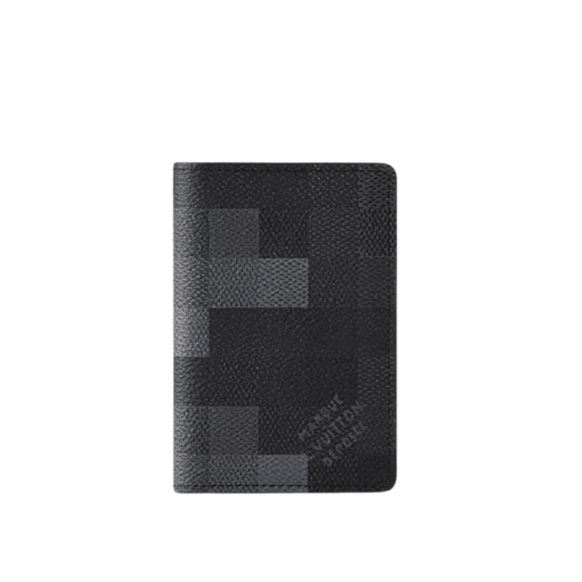 Louis Vuitton Pocket Organizer Black For Men 8cm/3.1in - M14928