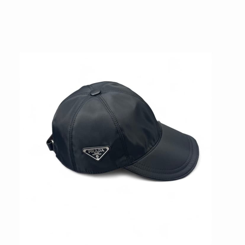 Prada Re-Nylon Baseball Cap Black Prada Cap 2HC274_2DMI_F0002