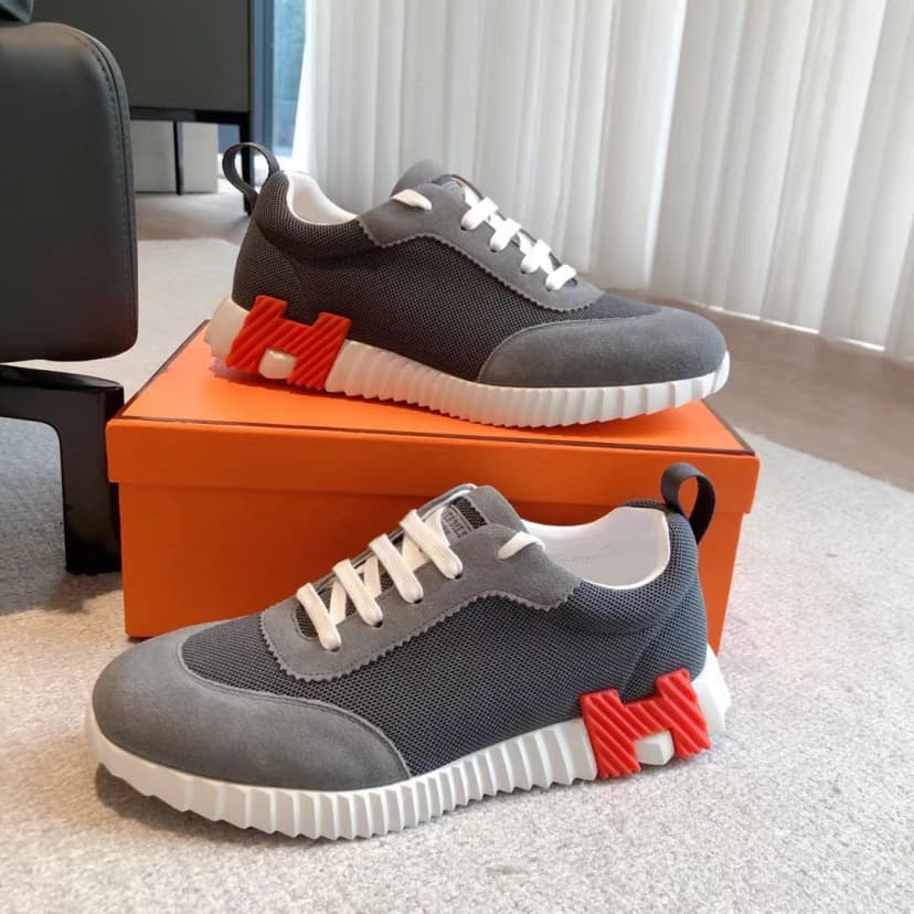 Hermes Bouncing Sneaker Grey For Men H202934ZHM5420