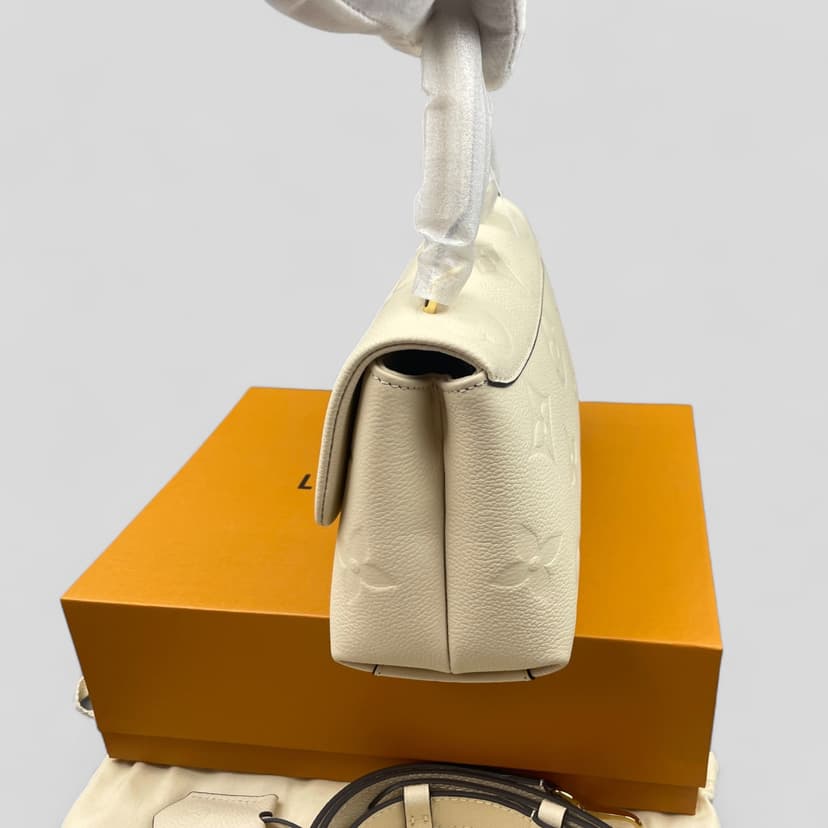 [True-to-ORIGINAL] Louis Vuitton Madeleine BB Monogram Empreinte Beige For Women 9.4in/24cm - M46008