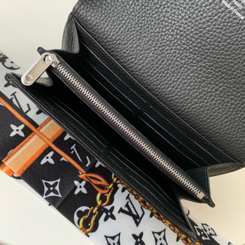 Louis Vuitton Iris Wallet Monogram Canvas Black For Women, Women's Wallet 7.48in/19cm LV M60143