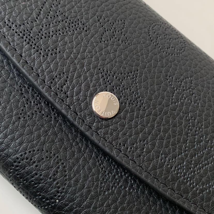 Louis Vuitton Iris Wallet Monogram Canvas Black For Women, Women's Wallet 7.48in/19cm LV M60143