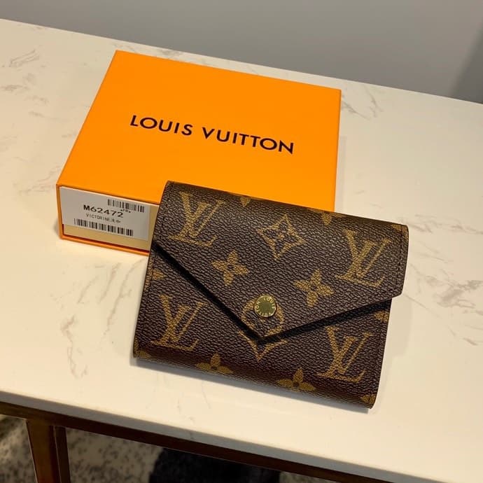 Louis Vuitton Victorine Wallet Monogram Canvas For Women, Women's Wallet 4.7in/12cm LV M62472