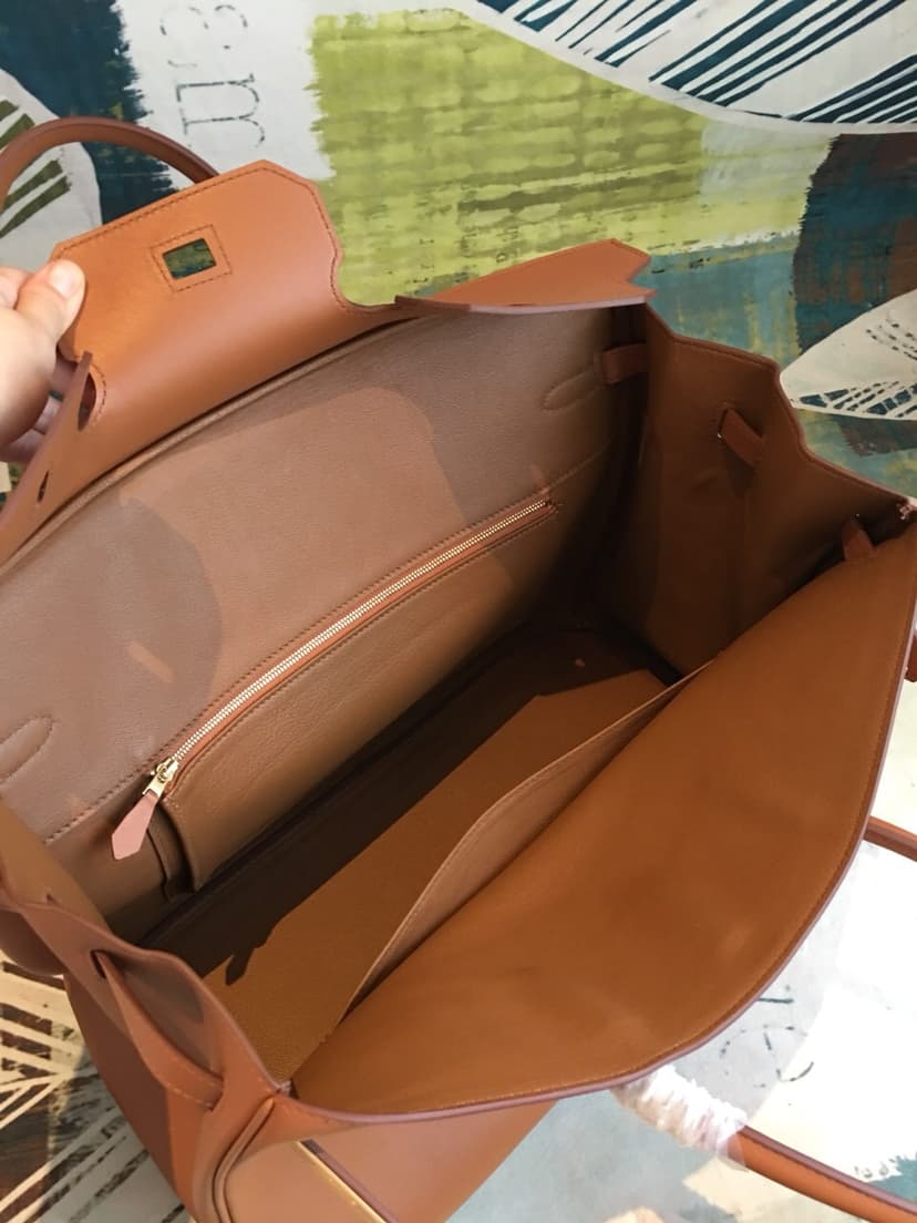 Hermes Birkin Brown For Women Gold Toned Hardware 11.8in/30cm