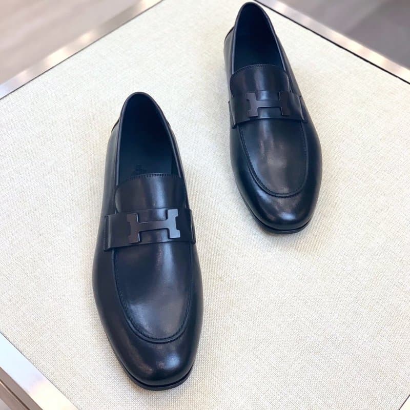 Hermes Paris Loafer Black For Men