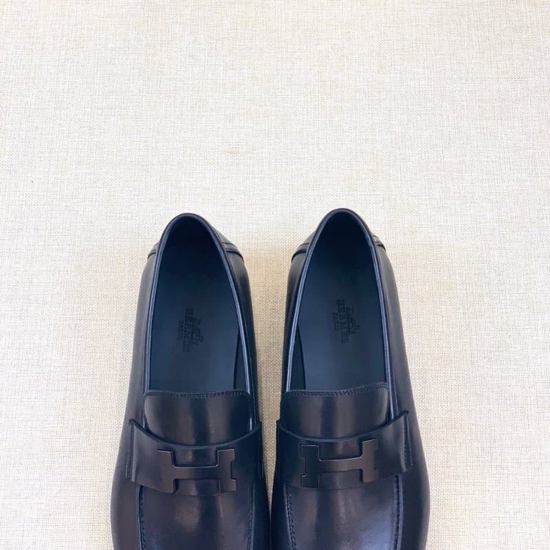 Hermes Paris Loafer Black For Men