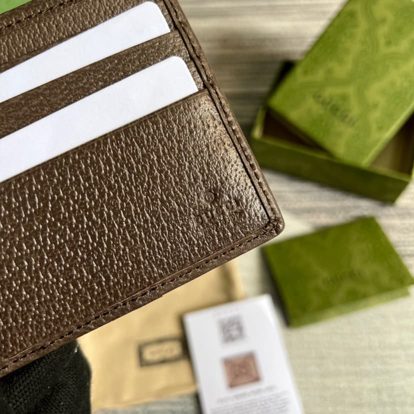 Gucci Jumbo GG Wallet Brown For Men 4.3in/11cm GG 699308 UKMBG 2572