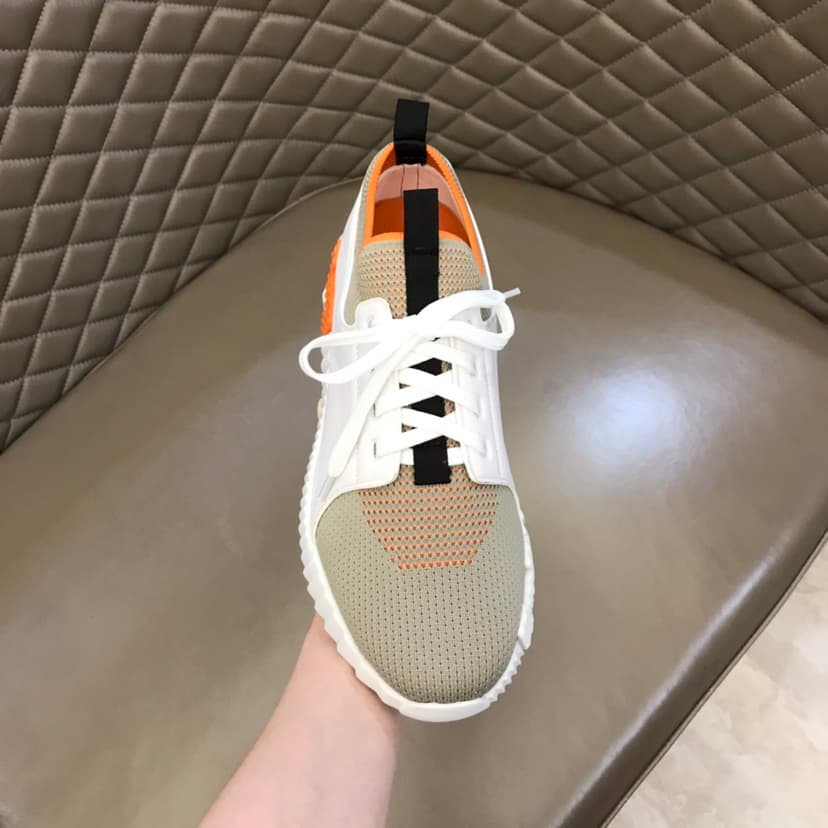 Hermes Depart Sneaker White/Light Grey For Men
