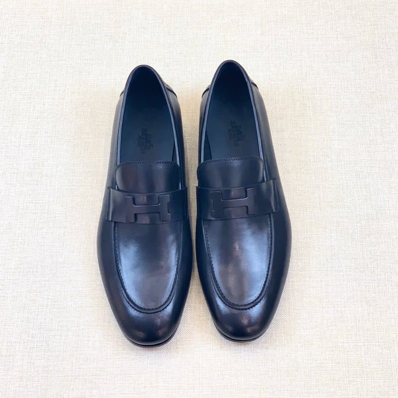 Hermes Paris Loafer Black For Men