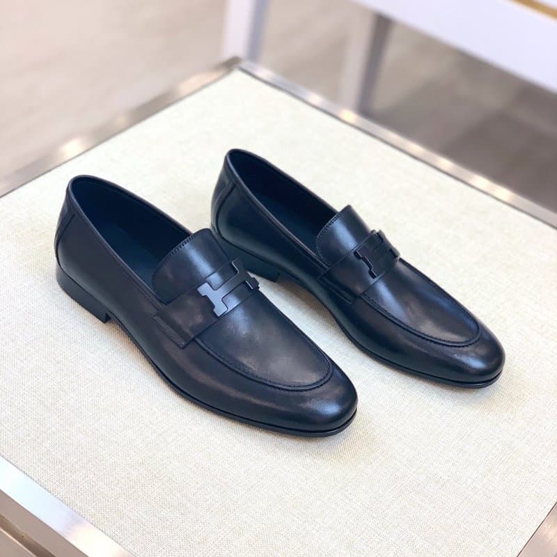 Hermes Paris Loafer Black For Men