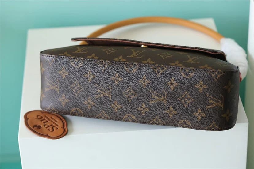 Louis Vuitton Mini Looping Flap Shoulder Bag Monogram Brown M51147