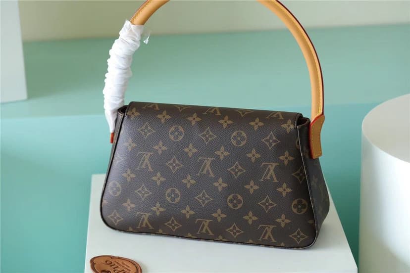 Louis Vuitton Mini Looping Flap Shoulder Bag Monogram Brown M51147