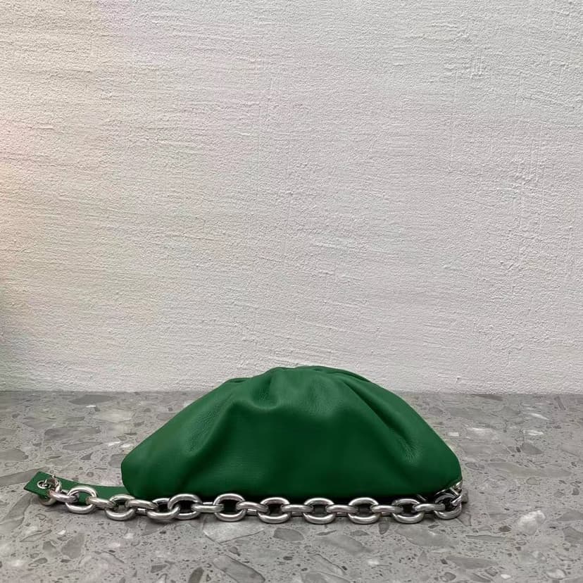 Bottega Veneta Chain Pouch Green, For Women, Women’s Bags 12.2in/31cm