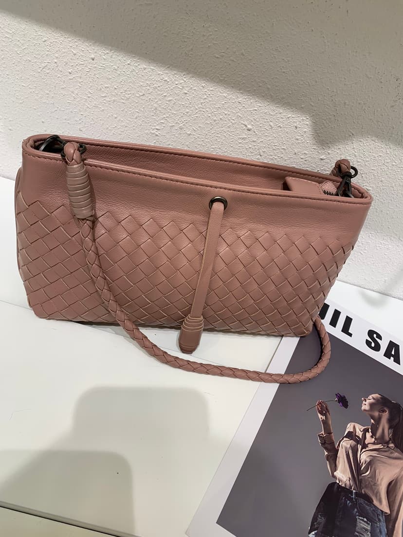 Bottega Veneta Clutch Bag Brown, For Women, Women's Bags 9.8in/25cm