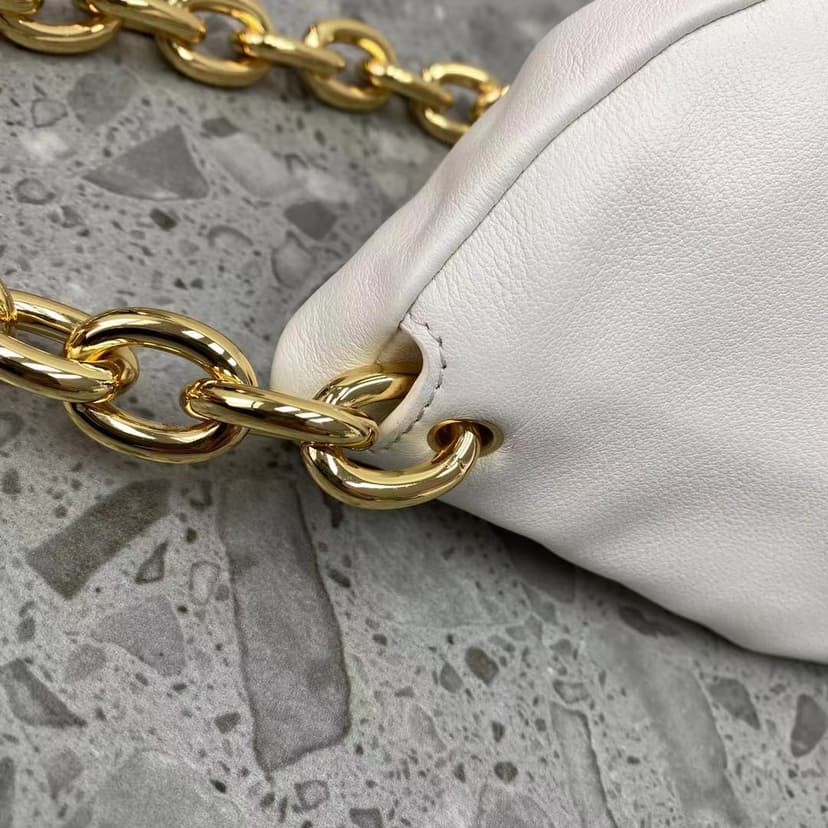 Bottega Veneta Chain Pouch White, For Women, Women’s Bags 12.2in/31cm
