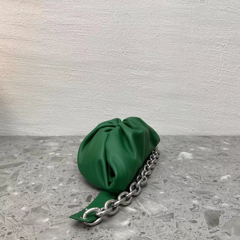 Bottega Veneta Chain Pouch Green, For Women, Women’s Bags 12.2in/31cm