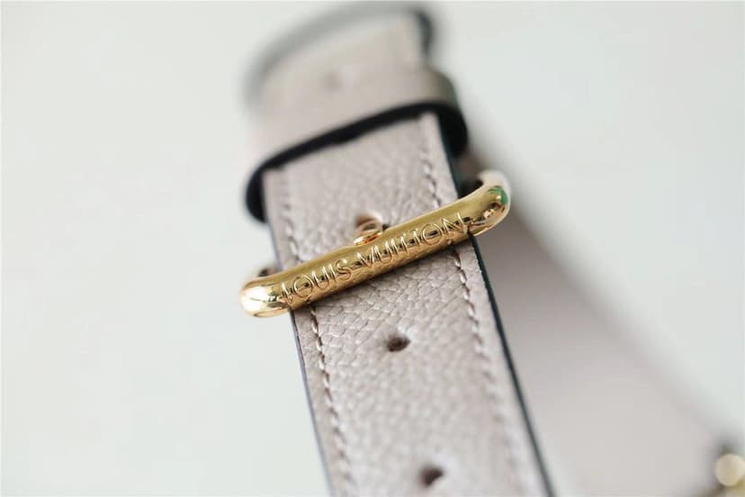 [True-to-ORIGINAL] Louis Vuitton Madeleine BB Monogram Empreinte Dove Gray/ Creme Beige Bags For Women 9.4in/24cm