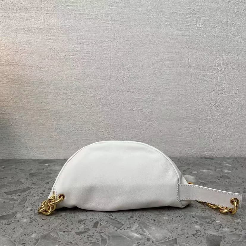 Bottega Veneta Chain Pouch White, For Women, Women’s Bags 12.2in/31cm