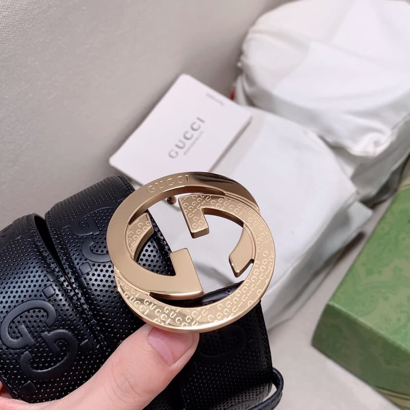 Gucci GG Marmont Reversible Belt Black, Women Belt