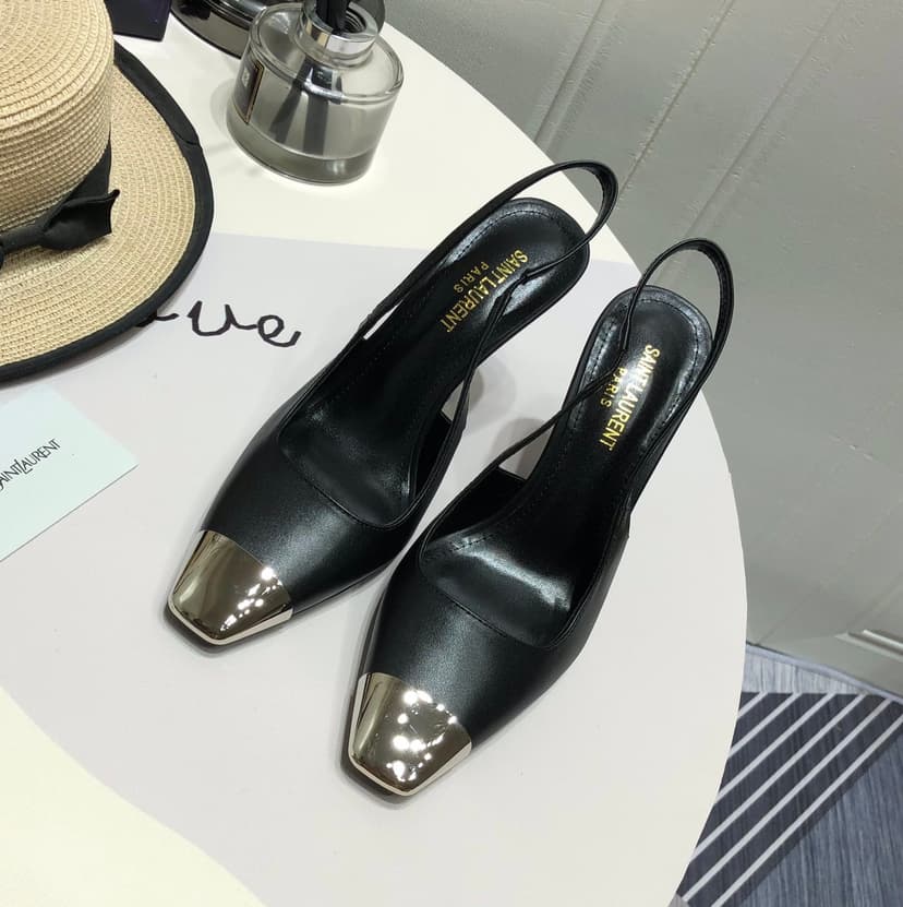 Saint Laurent Women's Blade Slingback Pumps Black For Women YSL