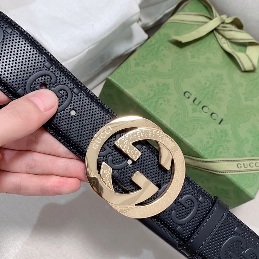 Gucci GG Marmont Reversible Belt Black, Women Belt