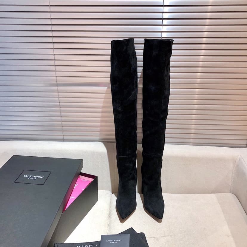 Saint Laurent Women's High Boots Black For Women YSL