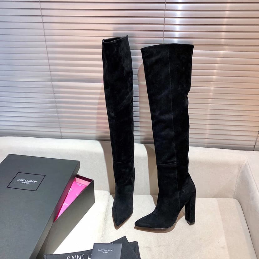 Saint Laurent Women's High Boots Black For Women YSL