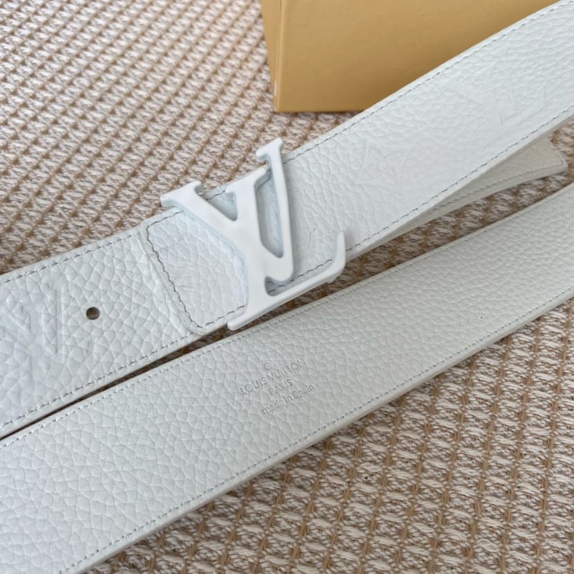 Louis Vuitton Iconic Reversible LV Belt White LV Women Belt