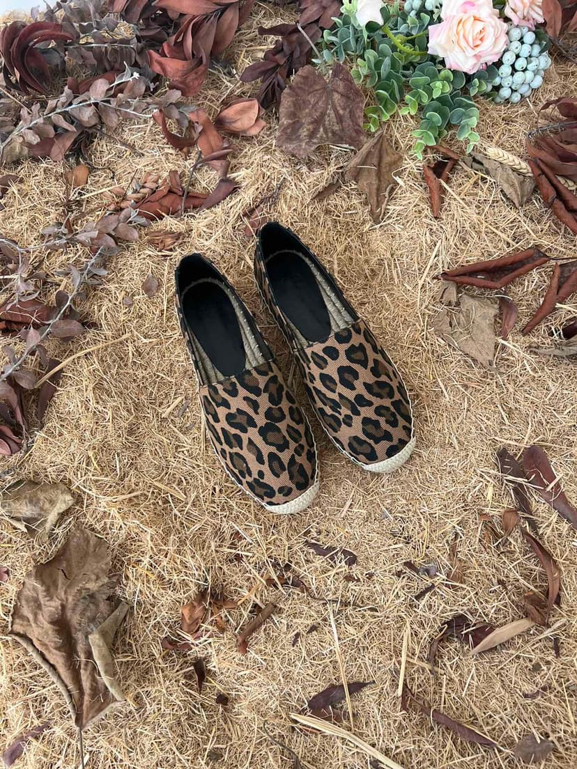 Saint Laurent Women's Ysl Embroidered Espadrilles Brown For Women YSL
