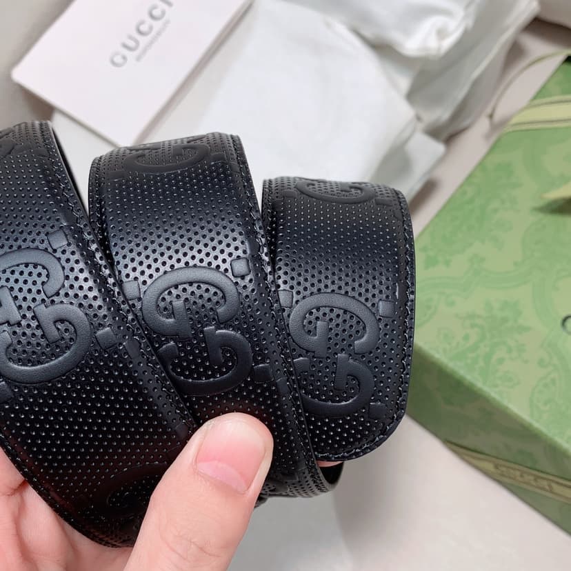 Gucci GG Marmont Reversible Belt Black, Women Belt