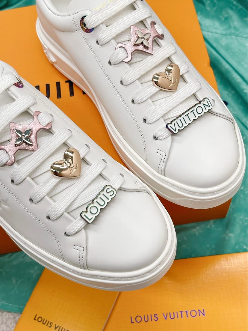 Louis Vuitton Women's Time Out Sneaker Pink For Women LV 1AADNC