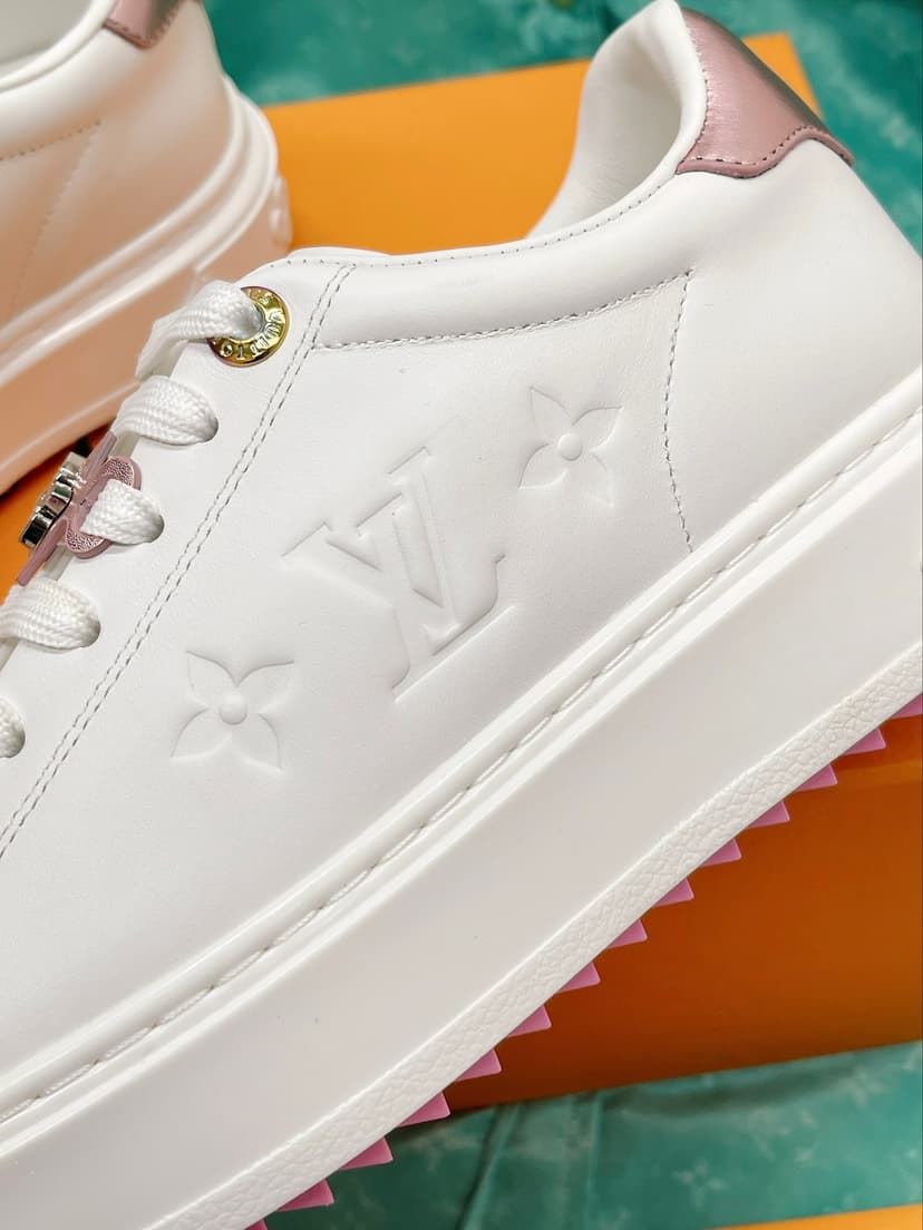 Louis Vuitton Women's Time Out Sneaker Pink For Women LV 1AADNC