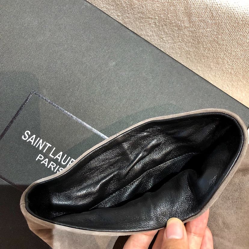 Saint Laurent Women's High Boots Grey For Women YSL