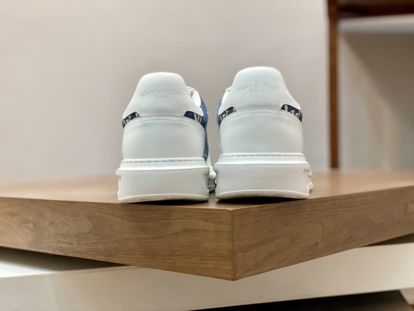 Louis Vuittion Beverly Hills Sneaker Blue For Men LV