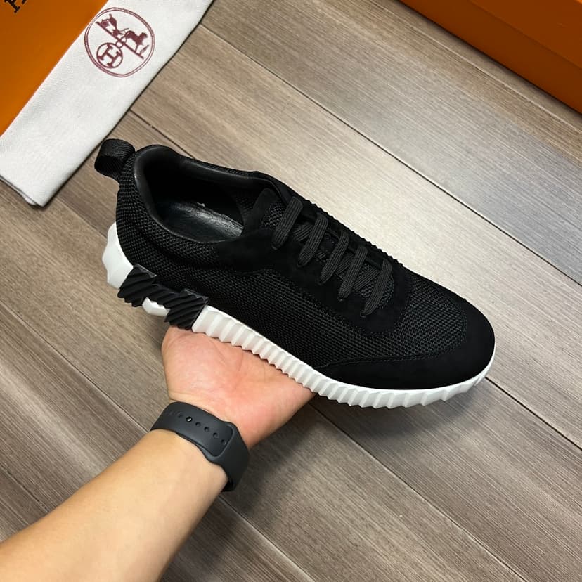 Hermes Bouncing Sneakers Black For Men