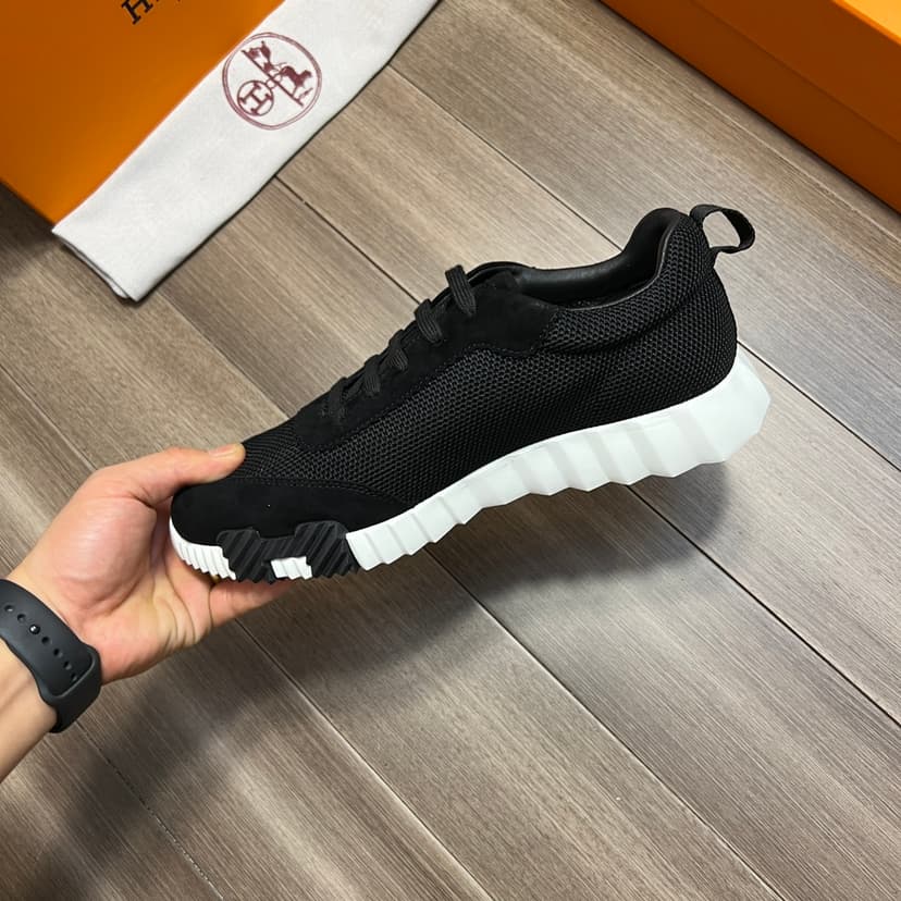 Hermes Bouncing Sneakers Black For Men