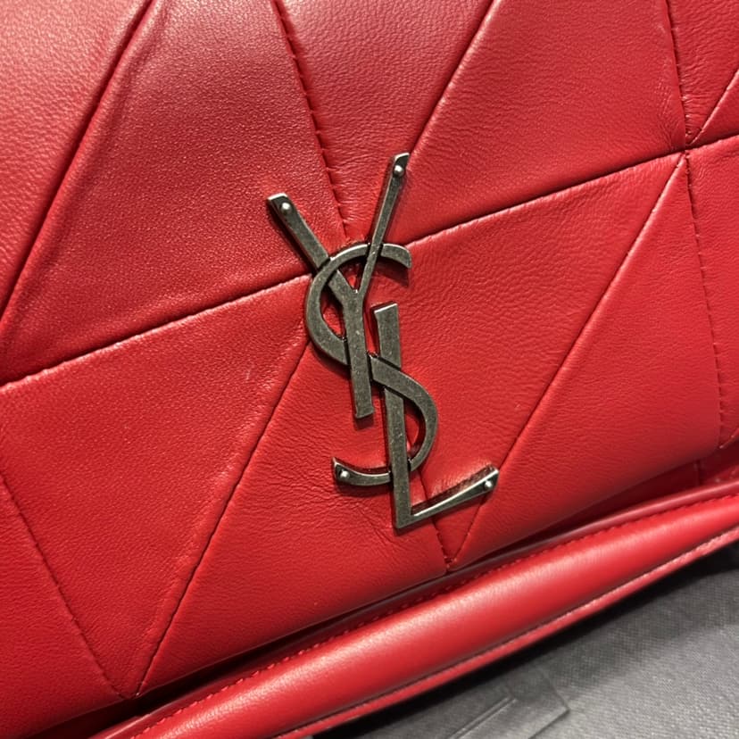 [True-to-ORIGINAL] Saint Laurent Jamie Medium Chain Bag Red For Women 9.8in/25cm